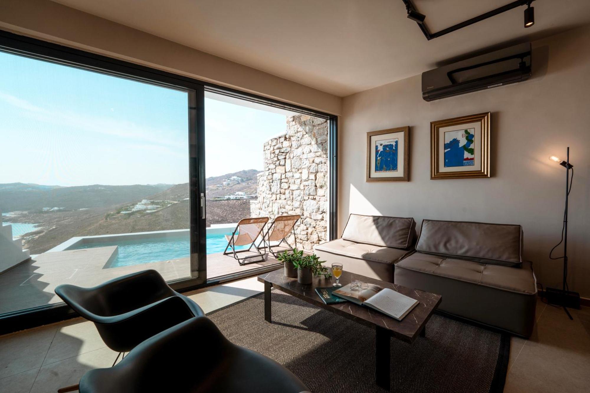Luxury House With Private Pool At Elia Beach Mykonos Town Exterior foto