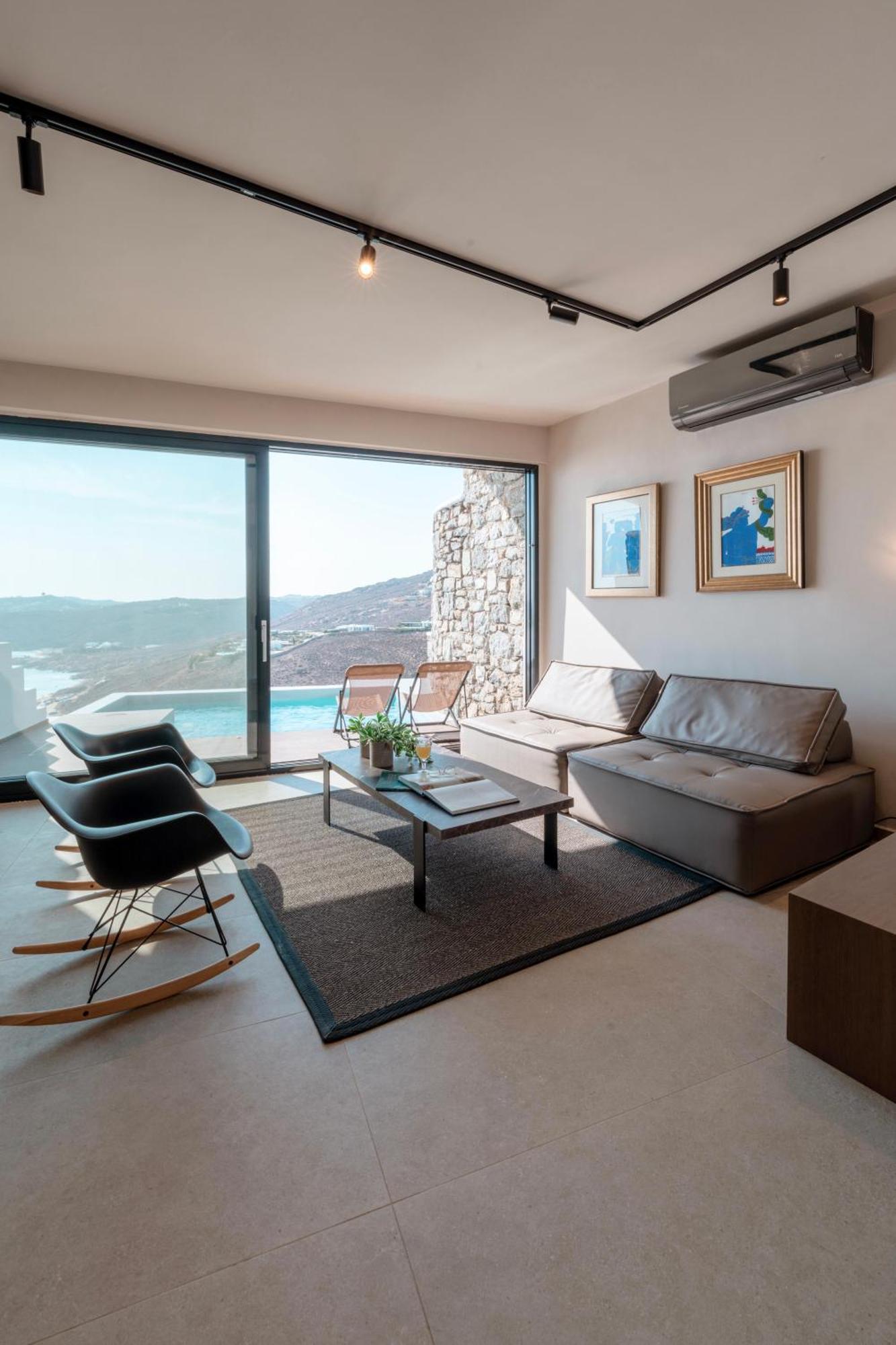Luxury House With Private Pool At Elia Beach Mykonos Town Exterior foto