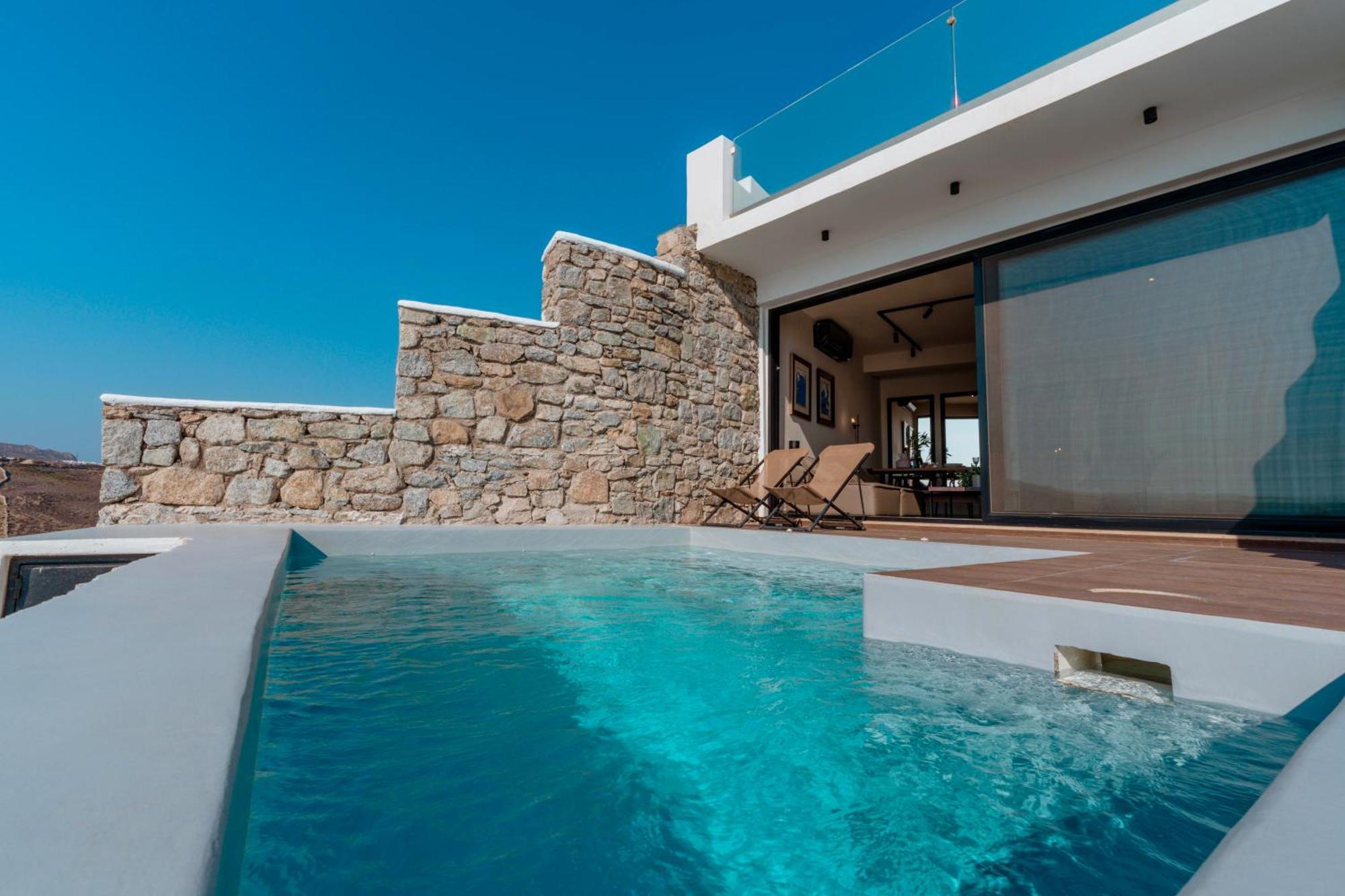 Luxury House With Private Pool At Elia Beach Mykonos Town Exterior foto