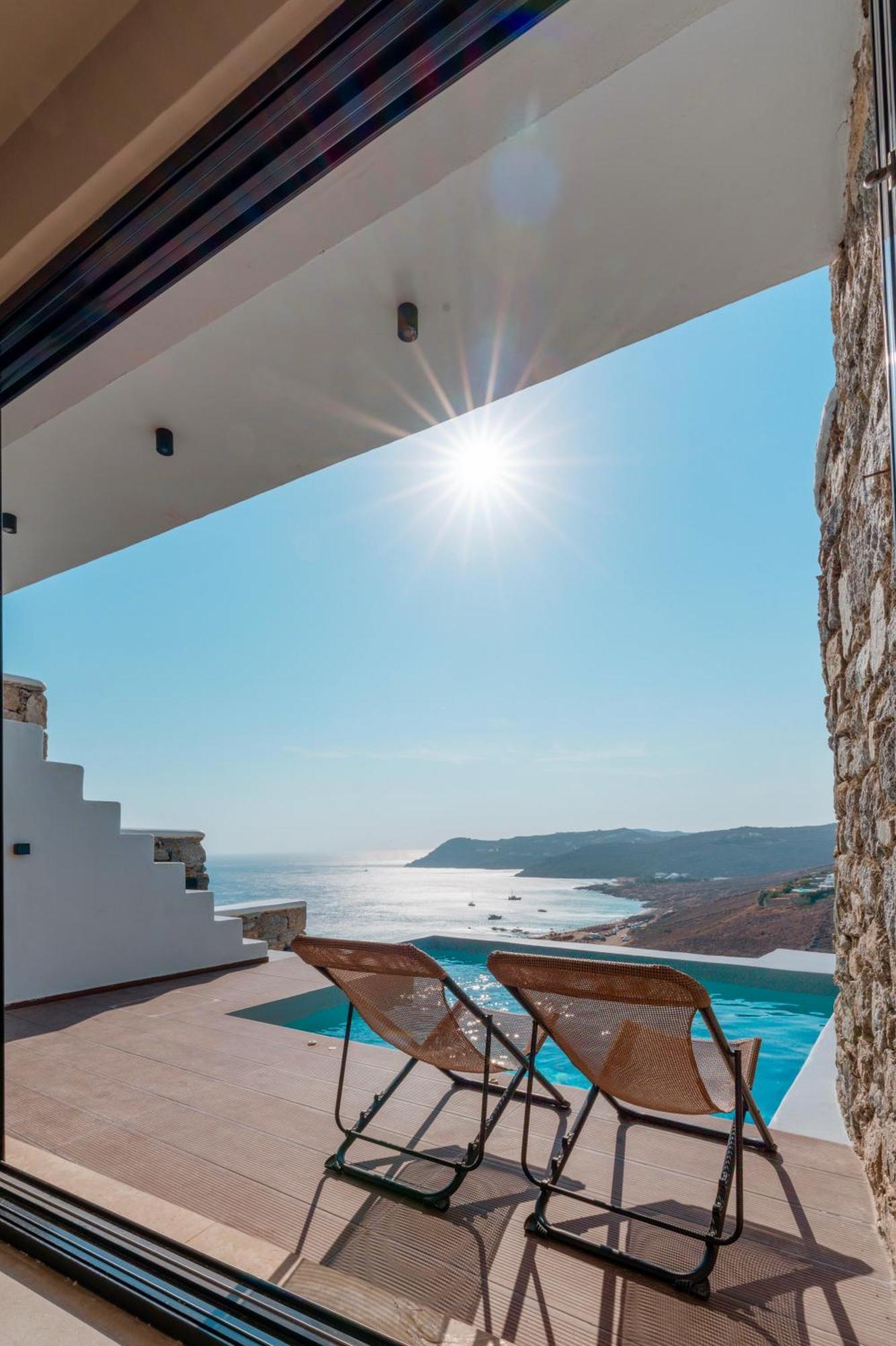 Luxury House With Private Pool At Elia Beach Mykonos Town Exterior foto